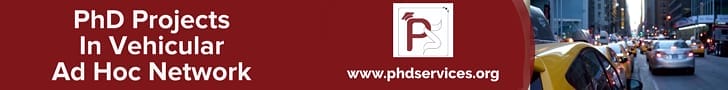 PhD Projects in Vehicular Adhoc Network