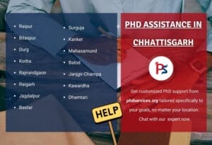 PhD Research Assistance in Chhattisgarh 1 PhD help in Chhattisgarh