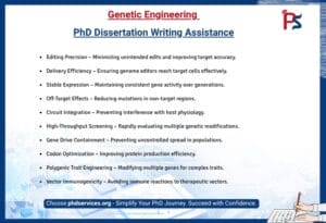 Genetic PhD Dissertation writing Assistance 1 Genetic Engineering PhD Dissertation Writing Assistance
