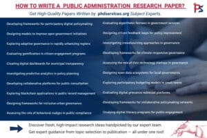 Public Administration Research Paper Writing Services 1 Public Administration Research Paper Writing Help