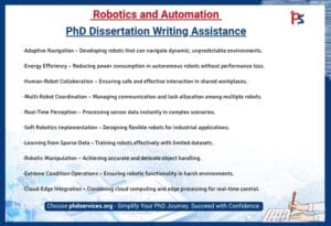Robotics and Automation Dissertation Writing Assistance 1 Robotics and Automation PhD Dissertation Writing Assistance