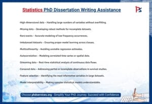 Statistics PhD Dissertation Writing Assistance 1 Statistics PhD Dissertation Writing Assistance